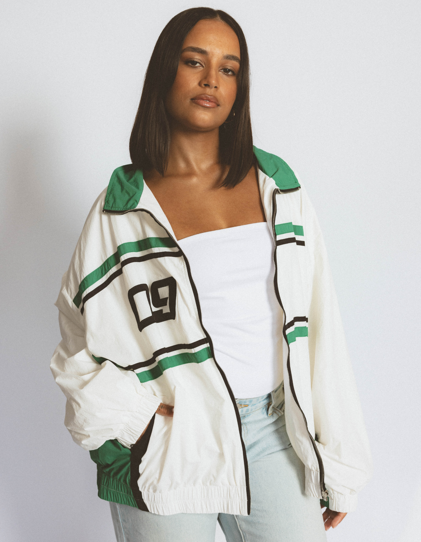 Nylon windbreaker shop womens