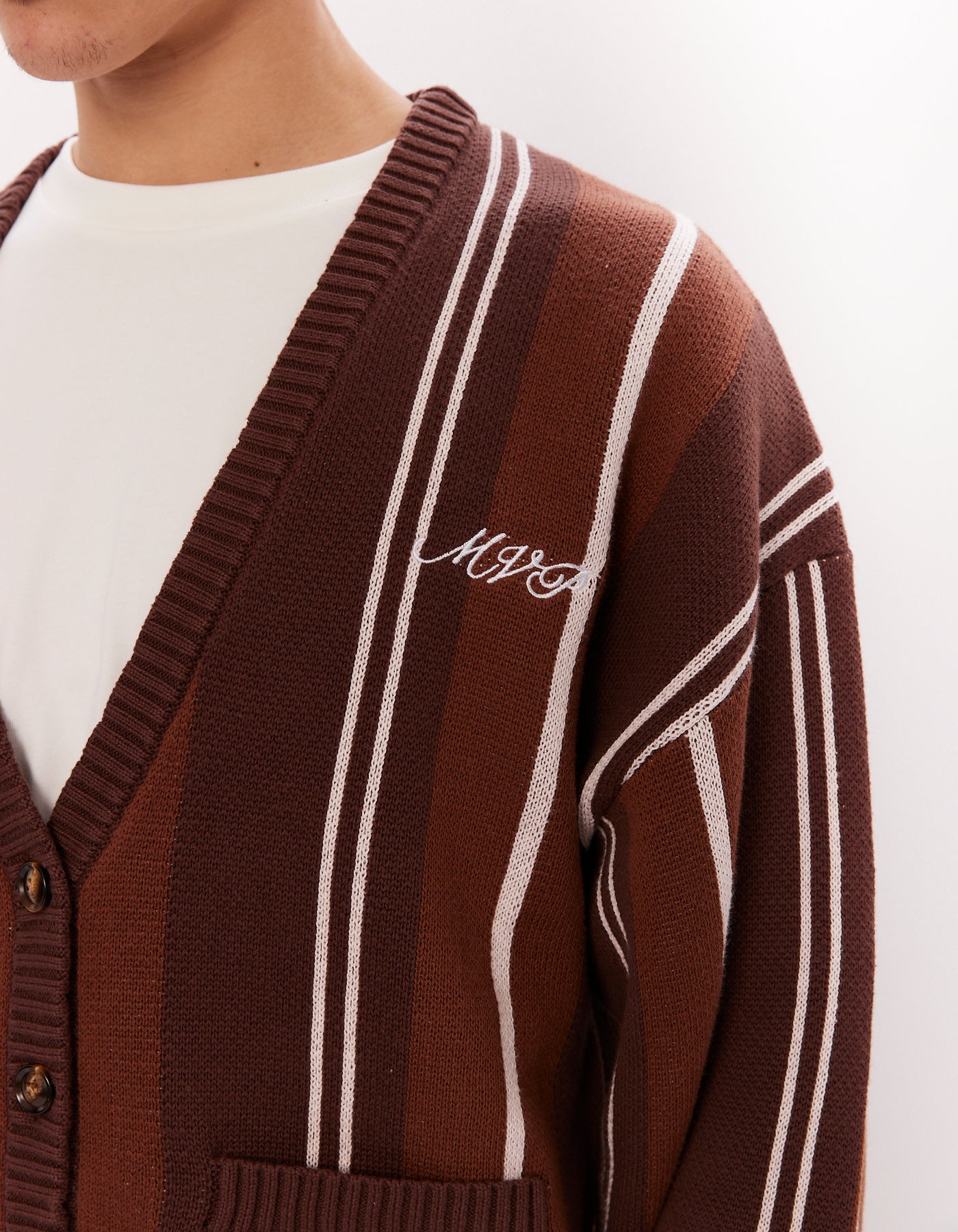 Signature Button Knit