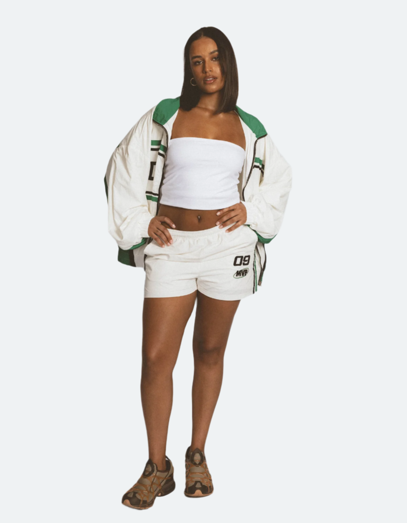 Nylon Windbreaker Jacket